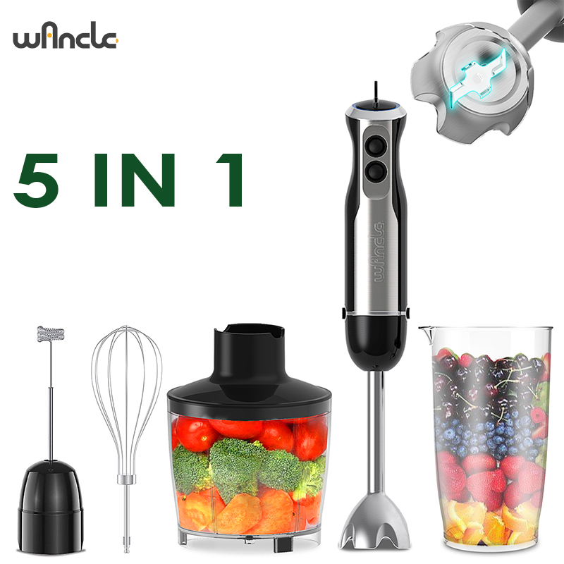 Immersion Hand Blender Set - Электрический погружной ручной блендер Wancle, миксер