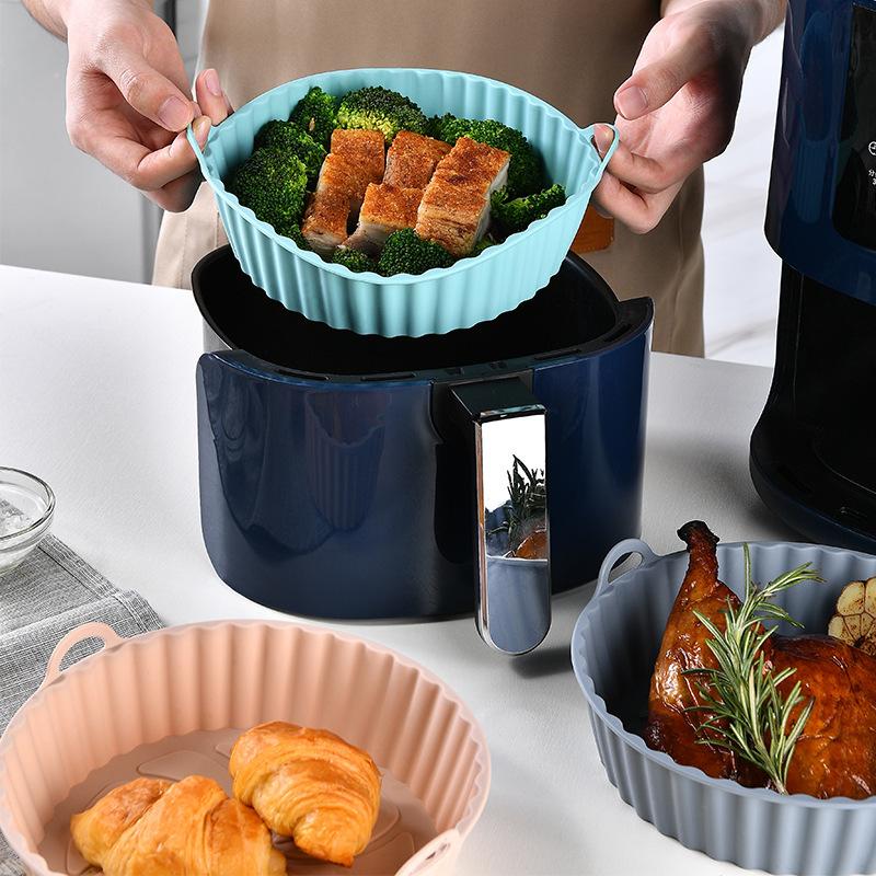Air Fryer Silicone Pot Liner - Силиконовый коврик для аэрофритюрницы C, подкладка
