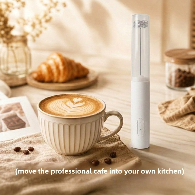 Electric Milk Frother Handheld - Мощный кухонный миксер-вспениватель для молока, ручной