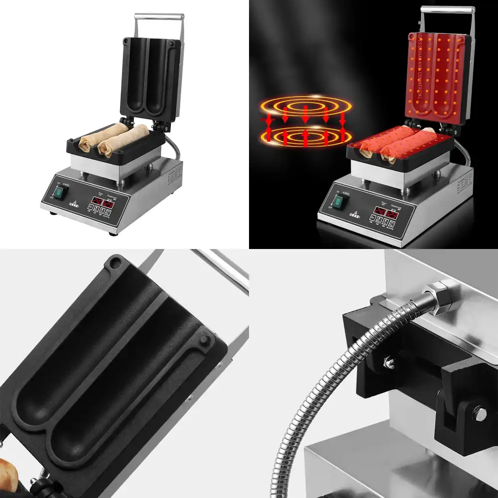 Mini Waffle Maker Machine - Мини-аппарат для приготовления куриных рулетов и