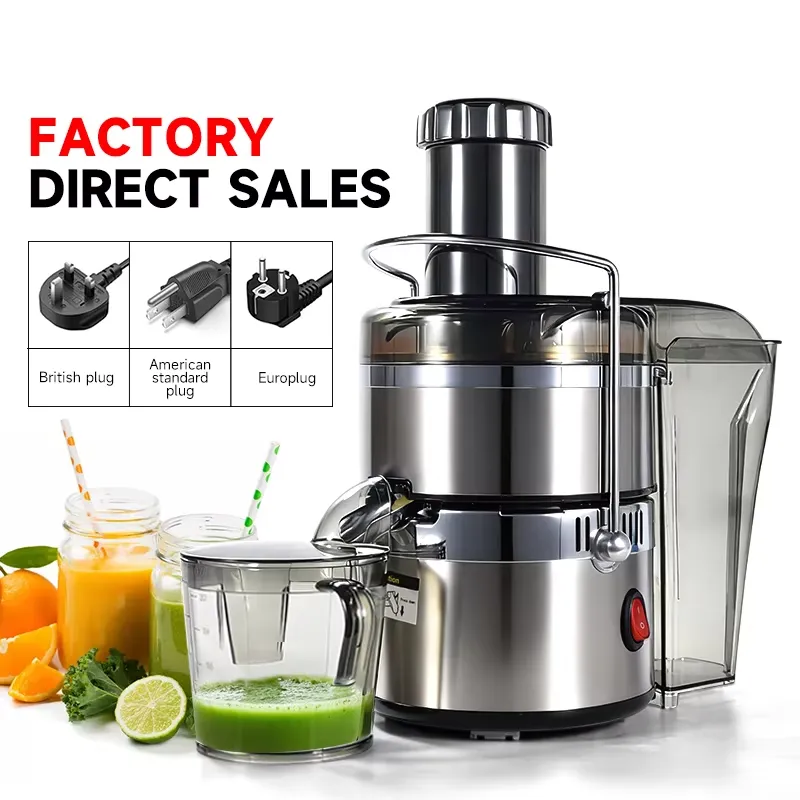 Electric Slow Juicer Cold Press - Электрическая соковыжималка MOSEENER из нержавеющей стали
