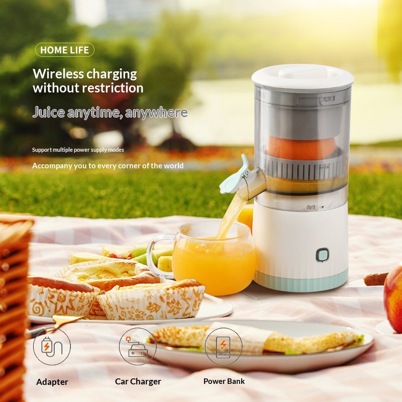 Electric Slow Juicer Cold Press - Портативная беспроводная электрическая соковыжималка с USB-зарядкой,