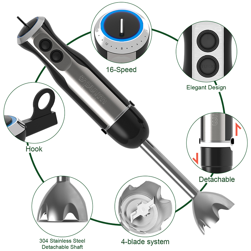 Электрический погружной ручной – обзор и цена Immersion Hand Blender Set
