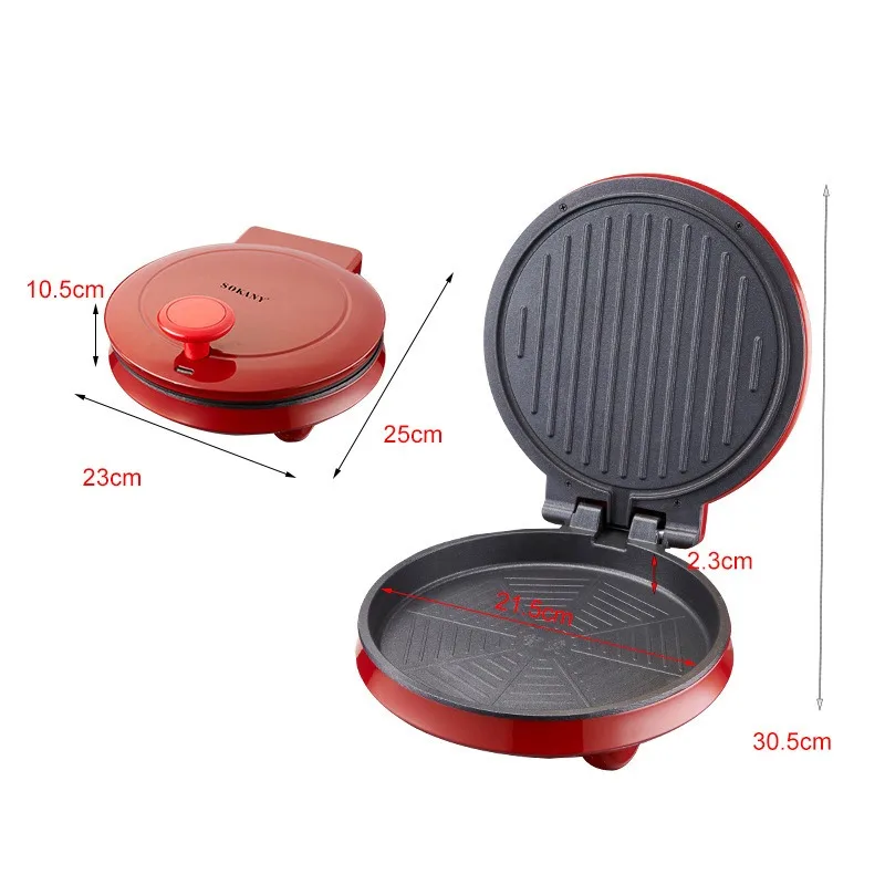 Электрическая машина для пиццы – обзор и цена Mini Waffle Maker Machine