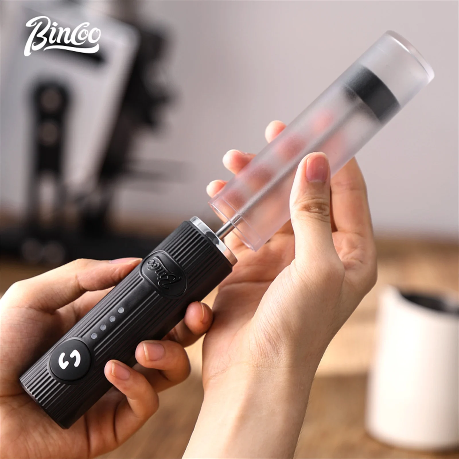 Bincoo новый вспениватель моло – обзор и цена Electric Milk Frother Handheld
